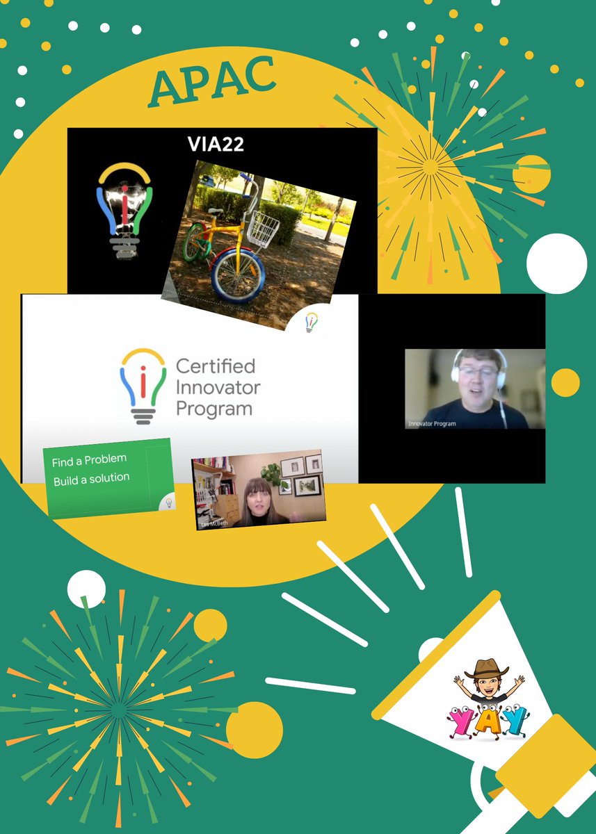 LesleighAltmann's tweet photo. Our first week with Innovators from the APAC #VIA22! The Aussie team met today and rounded off a powerful week of #GoogleEl
@GoogleForEdu #designthinking https://t.co/kTgERvpleb