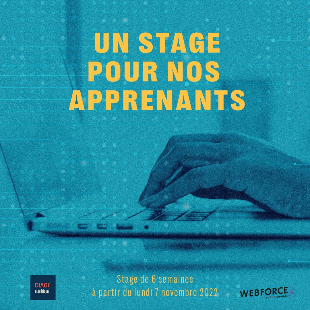 DIAGOnumerique's tweet photo. Nos apprenants opérationnels sont disponibles pour un stage non rémunéré de 6 semaines à partir du lundi 7 novembre 

🗓 Période : Lundi 07 novembre au Vendredi 16 décembre 

Pour découvrir leur profil, contactez Valentin NICOLAS

📞 07.87.29.14.91
📧 vnicolas@diagonales.org https://t.co/8ZJkZ6ONPt