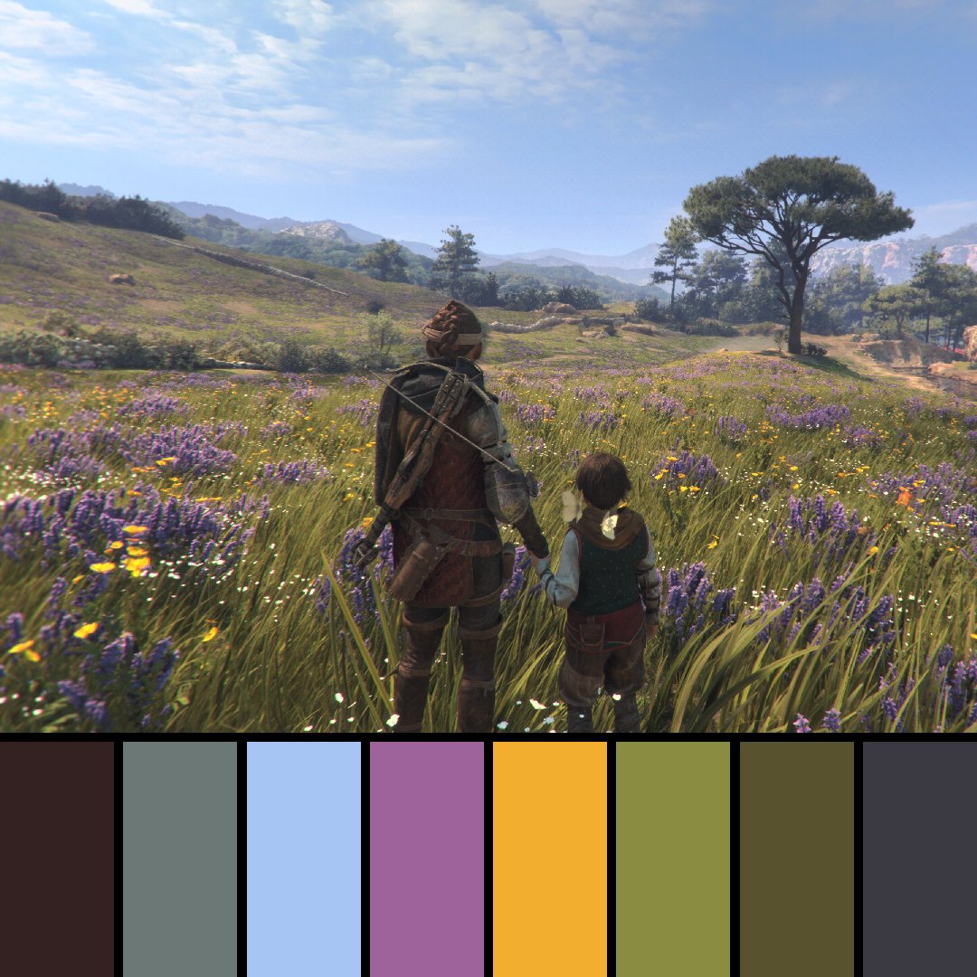 GameColors2's tweet photo. A Plague Tale: Requiem (2022) by Asobo Studio.

#aplaguetalerequiem #asobostudio #focusentertainment #steam #xbox #playstation #colors #colorpalette #gaming #videogames #aplaguetale #aplaguetaleinnocence #plague #tale #requiem #rat #rats #france #vivelafrance #brotherandsister https://t.co/dTNaRhfFwb