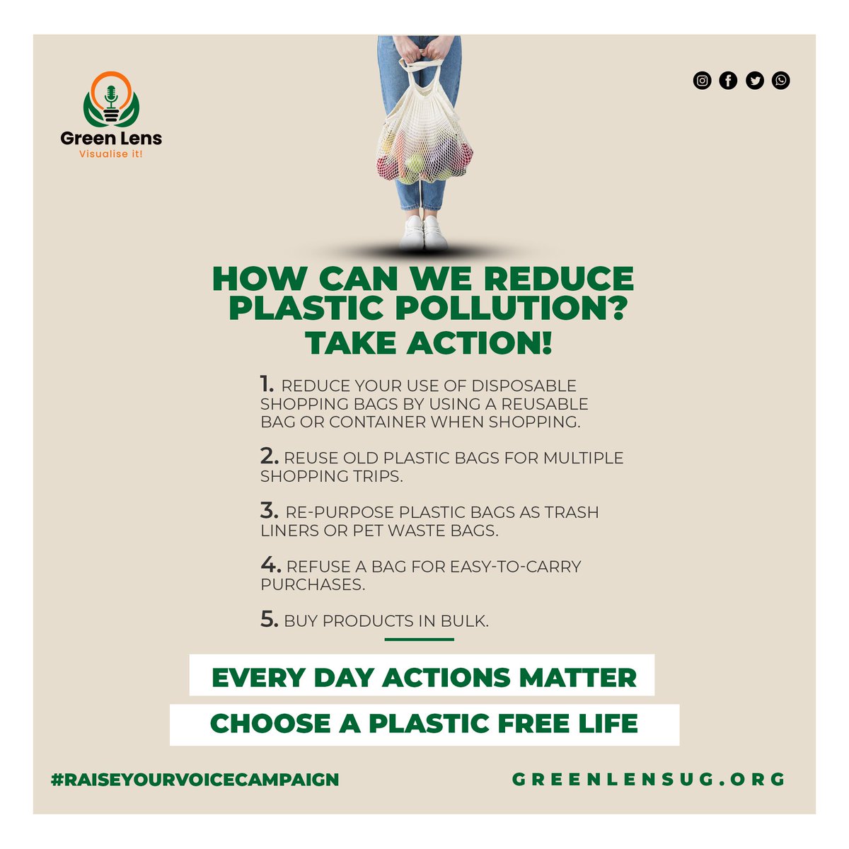 greenlensug's tweet photo. Choose a plastic free life!
#raiseyourvoicecampaign
#climateaction #climatereality #environmentalconservation #environmentalprotection #cleanenergy #climatejustice #climatecrisis #climatevisuals #climatestories #climatejustice #advocacy #biodiversity #biodiversityconservation https://t.co/dXkxsfLVHC