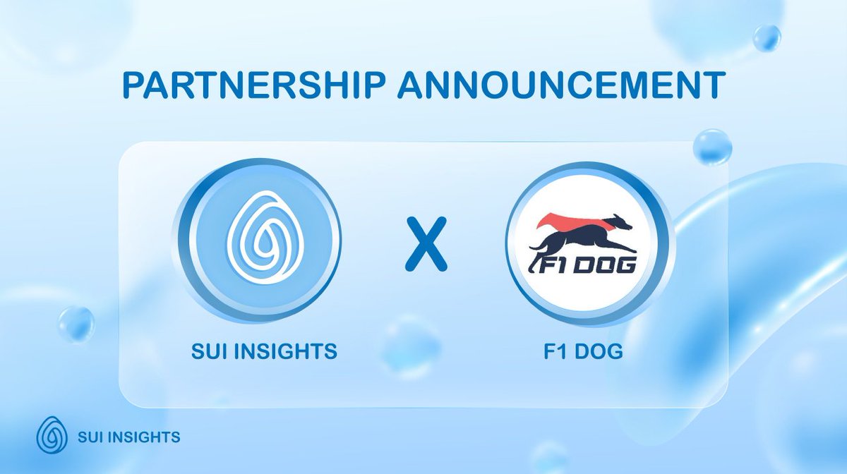 SuiInsights's tweet photo. ☀️We celebrate our partnership 🔥

⚡️We are giving away 20 OG to 20 lucky winners! 

To win 👇
1️⃣ Follow @SuiInsights &amp; @F1Dog_Official
2️⃣ Like &amp; Retweet this tweet
3️⃣ Tag 3 friends
4️⃣ Join Discord: https://t.co/4Lt6VYwJPD

#sui #suiinsights #suiecosystem #f1dog https://t.co/r64Lqgqs7d