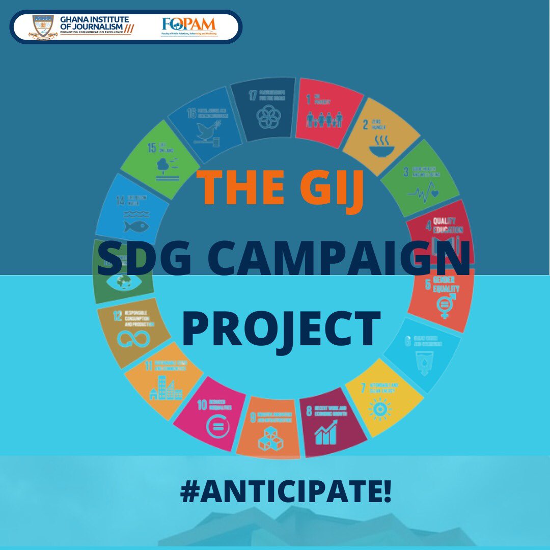 YOUTHARISEFOUN1's tweet photo. In 2015, the United Nations General Assembly officially launched the Sustainable Development Goals. Ghana Institute of Journalism, Ghana's premier Communications instititute, believes that having a sustainable development by 2030 is a collective responsibility. https://t.co/jgz2zVvf5a