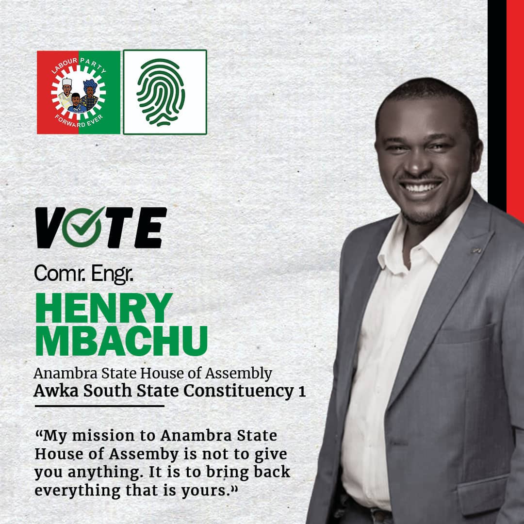 MbachuHenry23's tweet photo. The real threat to bad leadership isn't quality leadership, it's citizens' reluctance. Get your #pvc to vote for the future you wish to see.
Vote LP,
Vote Henry Mbachu,
For State House of Assembly,
Awka South State Constituency 1
#mbachu4awkasouth1 #henrymbachu4hoa #mbachu https://t.co/7zDC6VMI93