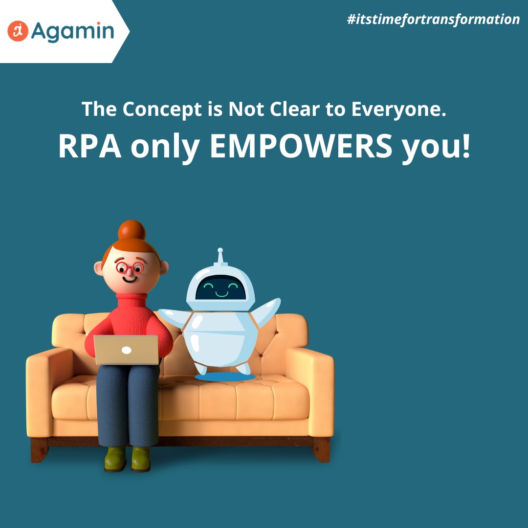 agamin_ai's tweet photo. Shouting Out Loud "RPA will EMPOWER you!"
Get more info at https://t.co/V2b1dwROTW 

#rpa #roboticprocessautomation #typesofrpa #attendedautomation #unattendedautomation #hybridautomation #digitaltechnology #digitalsolutions https://t.co/t8Z0oOZ0YN