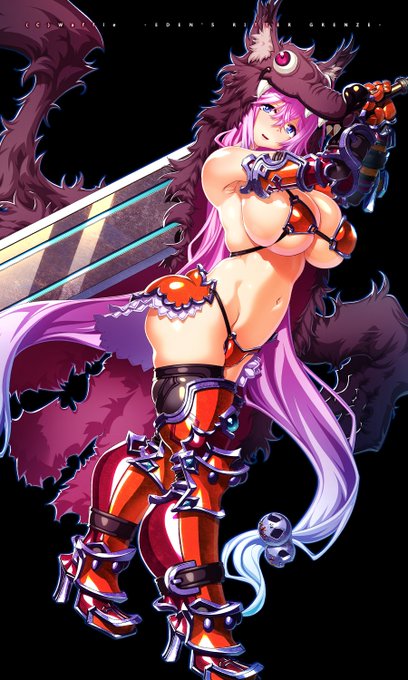 ソーシャルゲーム『エデンズリッターグレンツェ』
【いろいろ重戦士】レーシィ を描かせていただきました。

#エデンズリッターグレンツェ #グレンツェ
※画像は運営、版権元の許可をいただき掲載しています。 