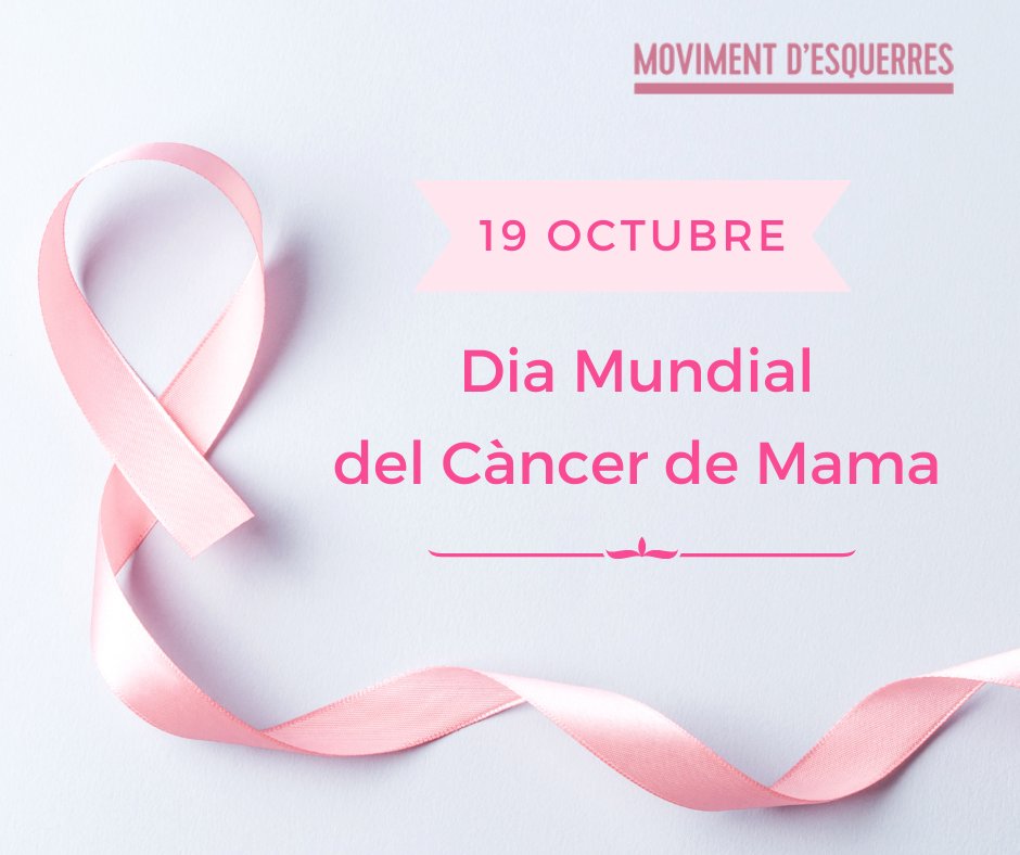 MovEsquerresCat's tweet photo. Dia Mundial del Càncer de Mama
Els recursos són fonamentals per a la seva investigació, prevenció i atenció de qualitat.
El nostre suport a totes les persones que el pateixen.
#CàncerdeMama #Investigació https://t.co/7Fjuiek03V