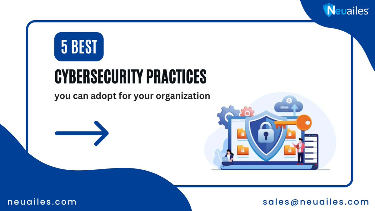 neuailesglobal's tweet photo. Here are some of the best #cybersecuritypractices you can rely on to safeguard data. To know more about #cybersecuritysolutions, talk to subject matter experts Neuailes Global today!
#cybersecurityawarenessmonth #cybersecuritymonth
Go through here π https://t.co/lIZ7PXa9UI https://t.co/De0ORj2ZM5
