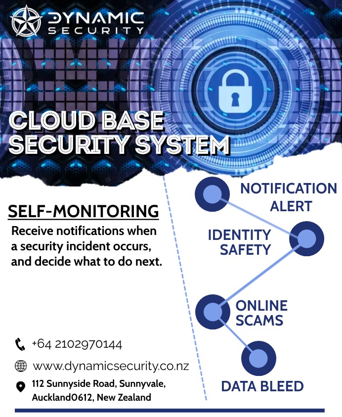 DynamicSecurit8's tweet image. Why choose cloud-based security?
#selfmonitoring #notificationalerts #auckland #newzealand #identifysafety

&apos;Your #Security is Our Highest priority.&apos;
visit us - dynamicsecurity.co.nz
