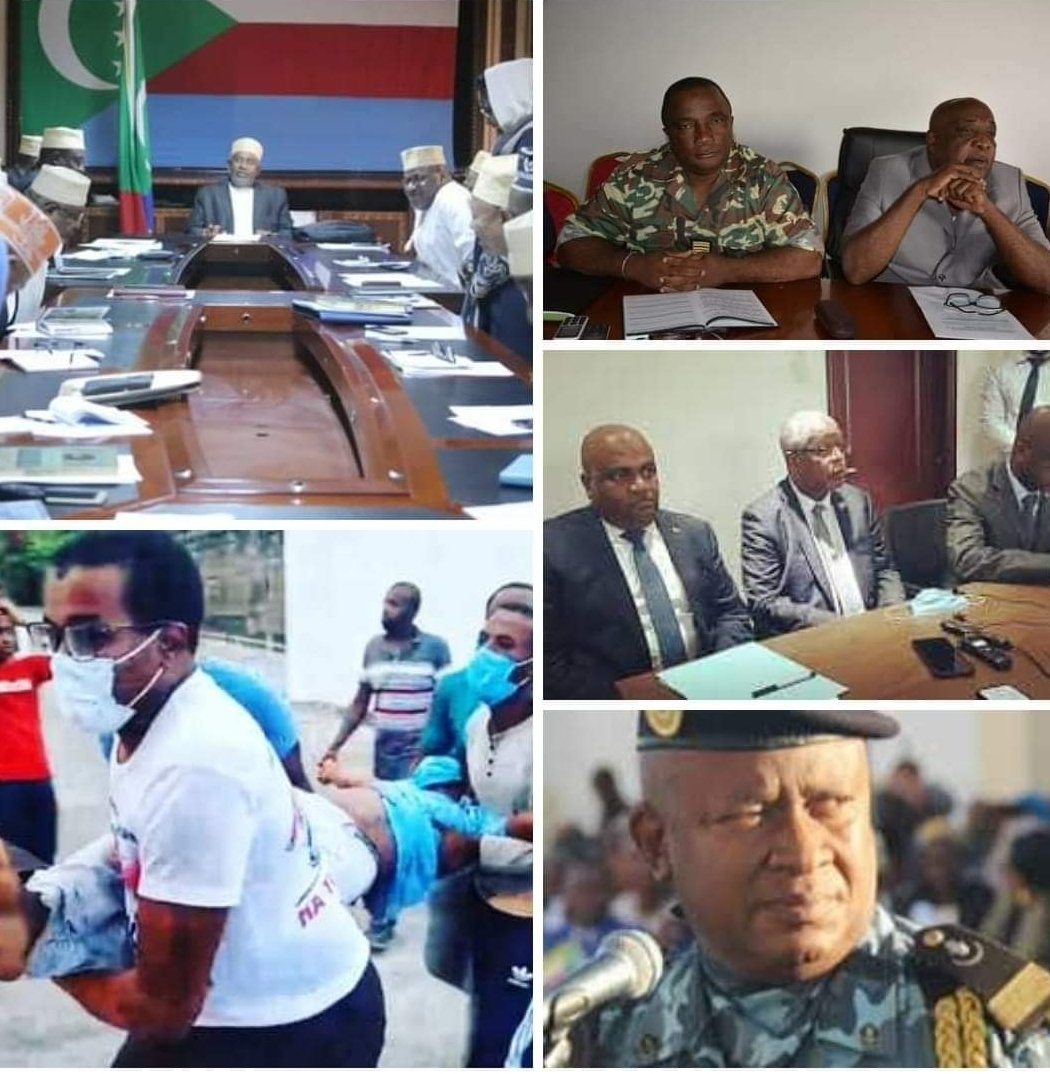 MereAfrique's tweet photo. 🛑#Comores
L'armée privée du dirigeant @Azali_ a utilisé de balles réelles contre les populations à #Mbeni, ce 14 oct. Elle a détruit près de 400 maisons des opposants et le seul hôpital privé qui devrait recevoir les blessés. À l'origine, l'interdiction de la fête de Maoulid... https://t.co/dgKIsyc2YZ