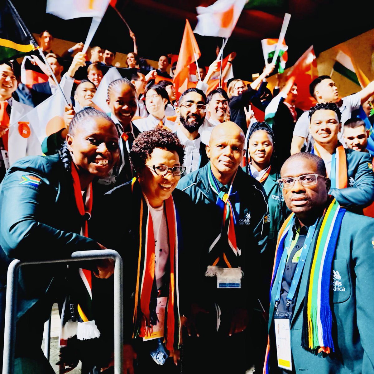 WorldSkillsZA's tweet image. #Day16

TeamSA will participate in the following skills from this morning: Mechanical Engineering CAD (Rebecca Tshuma from Taletso TVET College), Health and Social Care (Tshiamo Mokgoetsi from North West University) and Mobile Robotics (Mikhail Solomons from CPUT)
#WorldSkillsZA