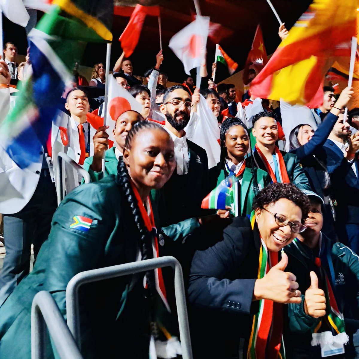 WorldSkillsZA's tweet image. #Day16

TeamSA will participate in the following skills from this morning: Mechanical Engineering CAD (Rebecca Tshuma from Taletso TVET College), Health and Social Care (Tshiamo Mokgoetsi from North West University) and Mobile Robotics (Mikhail Solomons from CPUT)
#WorldSkillsZA