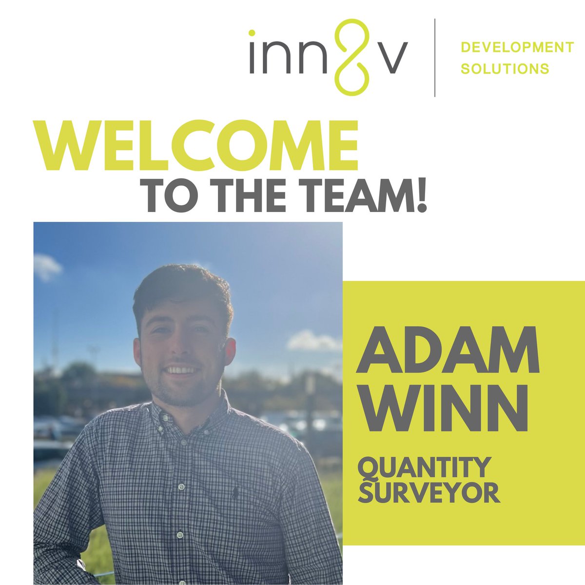 We are absolutely delighted to have Adam on board! 

In 2021 Adam achieved a First Class Honours Degree in Quantity Surveying and has now joined Innov8 to apply his learning and improve his skills within the property industry.

Welcome to the team 👏🏻

#quantitysurveying