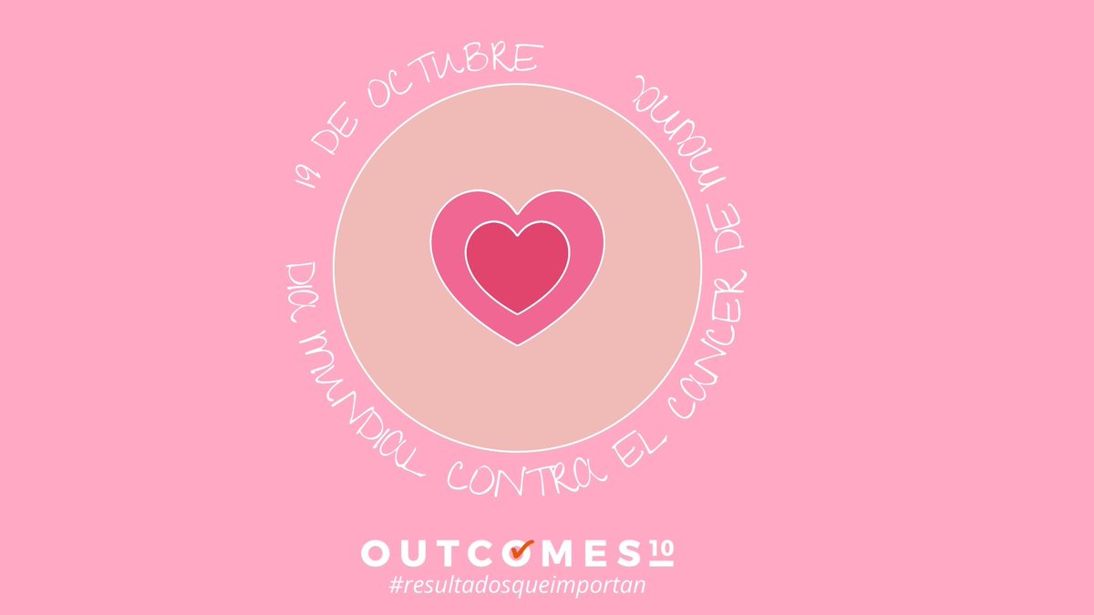 Outcomes10's tweet photo. Hoy día del cáncer de mama queremos dar visibilidad a esta enfermedad que afecta tanto a mujeres como hombres.
Sigamos trabajando para concienciar sobre el cáncer y fomentar, su prevención, detección y tratamiento.
#outcomes10
#resultadosqueimportan
#cancerdemama, #investigación https://t.co/FPStnsg8z3