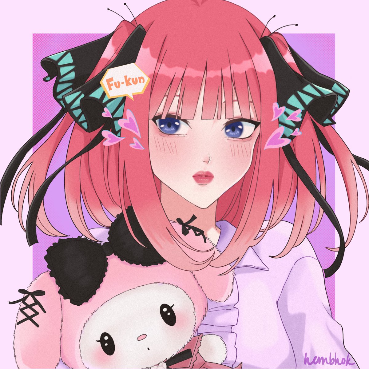 中野二乃 「nino best girl!! #ninonakano #五等分の花嫁 #Go」|jersey 🌸のイラスト