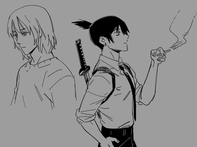 i caught up 2 the chainsaw man manga :') 