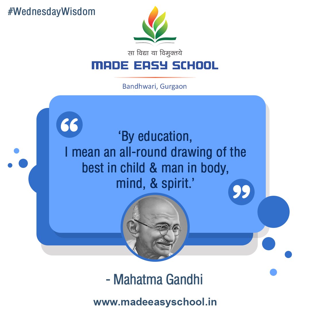 MADEEASYSCHOOLS's tweet photo. Education plays a central role in developing the mental, physical, and overall health of children. At MADE EASY SCHOOL, we are committed to an educational approach conducive to both inner and outer growth. https://t.co/2MzboyqZia