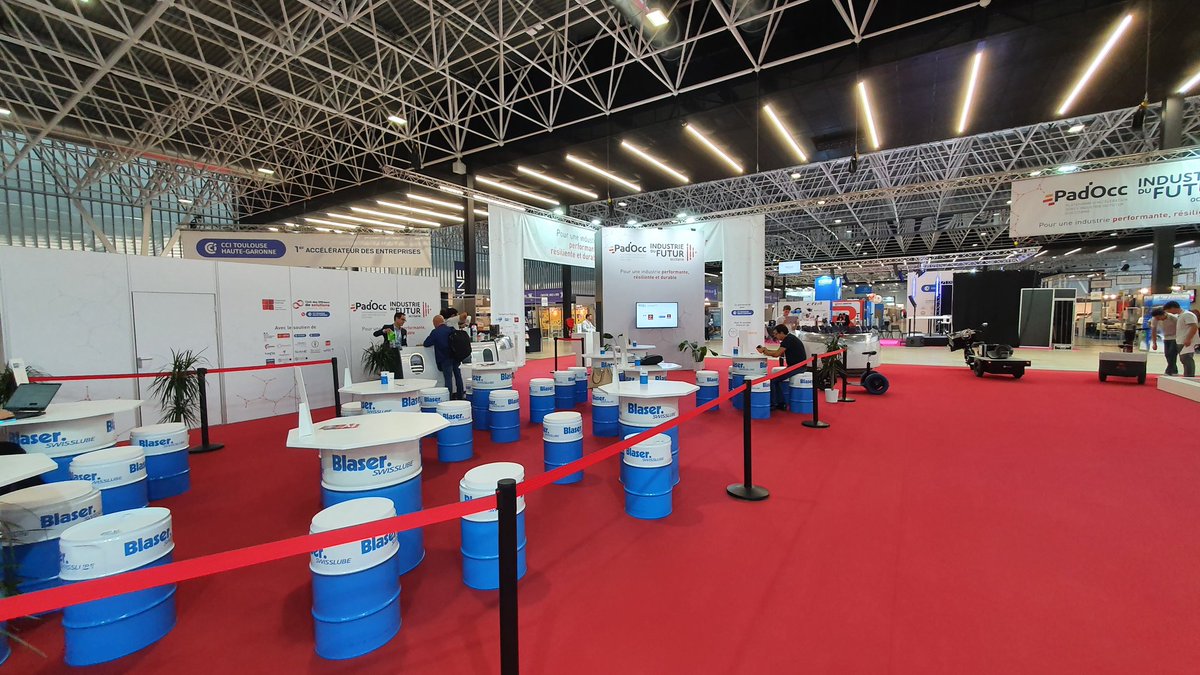 Pad_Occ's tweet photo. 🎯 Le @SalonSiane vient d'ouvrir ses portes pour la deuxième journée. L'équipe de Pad'Occ, #plateforme d'accélération vers l'#industriedufutur vous attend sur son stand.
#salonsiane #padocc https://t.co/cIP1rGRRFl