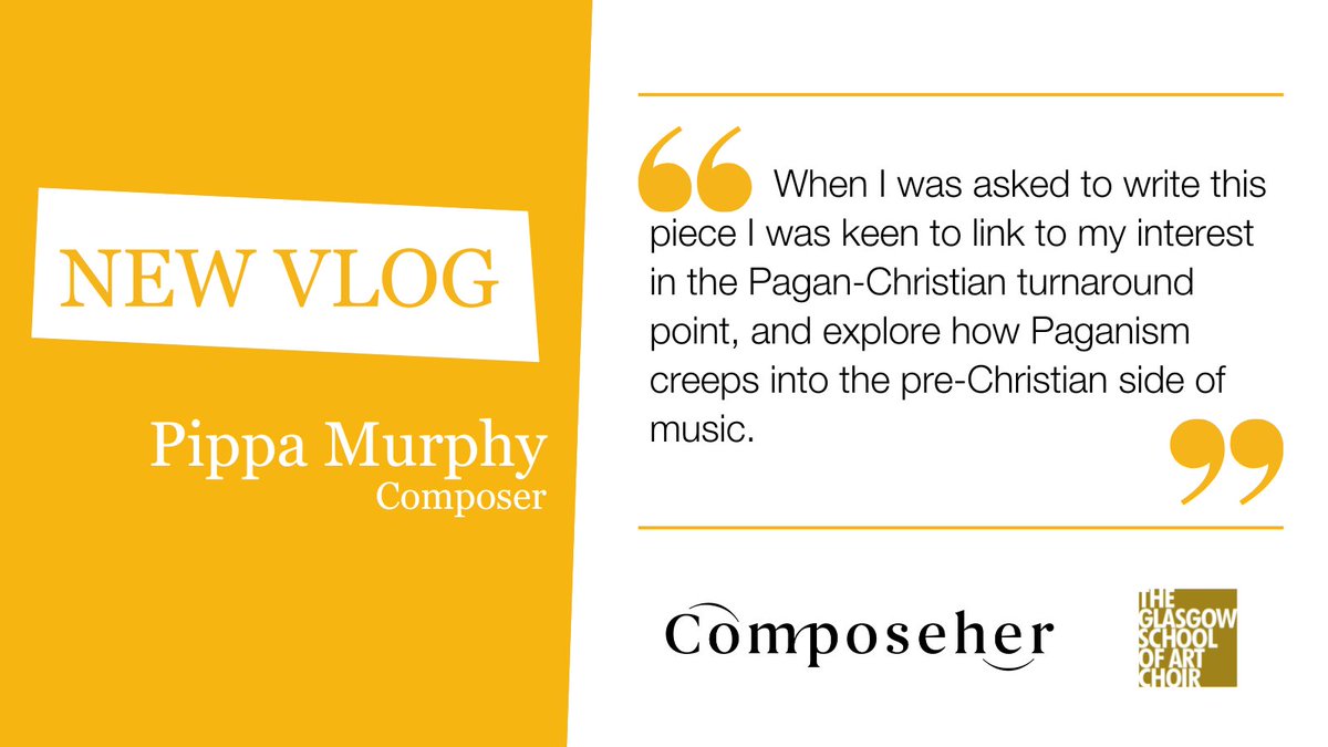 ComposeherUK's tweet image. In our latest #ComposerBlog Pippa Murphy discusses &apos;Brìdghe&apos; - her new work for #Composeher - with lyricist, Karine Polwart. The pair discuss the importance of sound and resonance, and explore the intersection between Paganism and Catholicism.

Blog here: bit.ly/3VFzTzy