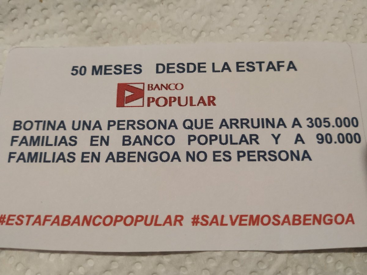 AbengoaSalvemos's tweet photo. #CafeAyuso Que pasa con las pensiones ? Y qué pasa con los Ahorros de las Familias y se los Roban y aquí no pasa nada ? #BancoPopular #Abengoa #Sniace #Adveo #Bankia #Codere  , donde está la #CNMV y los políticos que dejan a los Fondos Buitres Robar #EstafaBancoPopular https://t.co/FP1BUVyUSH