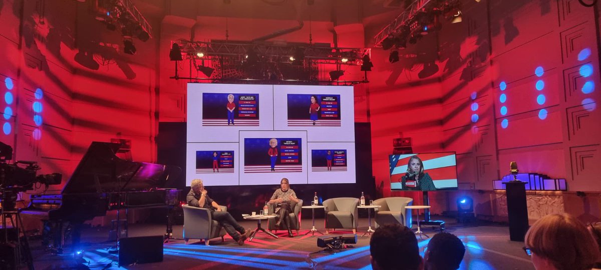 mariannaspring's tweet photo. A brilliant evening at the BBC’s first #CastFest introducing the audience to Americast’s Undercover Voters’ social media profiles. Loved answering your questions about them!
Listen to Newscast, Ukrainecast, Access All and If You Don’t Know on BBC Sounds. https://t.co/3p8AkSzo0Q