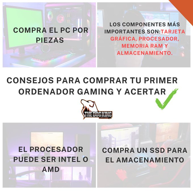 🧐 ¿Has estado pensando en comprarte un PC Gaming para disfrutar de tus videojuegos al máximo?

✅ ¡Hoy te traemos 4 consejos generales para que aciertes en la compra más importante del año!