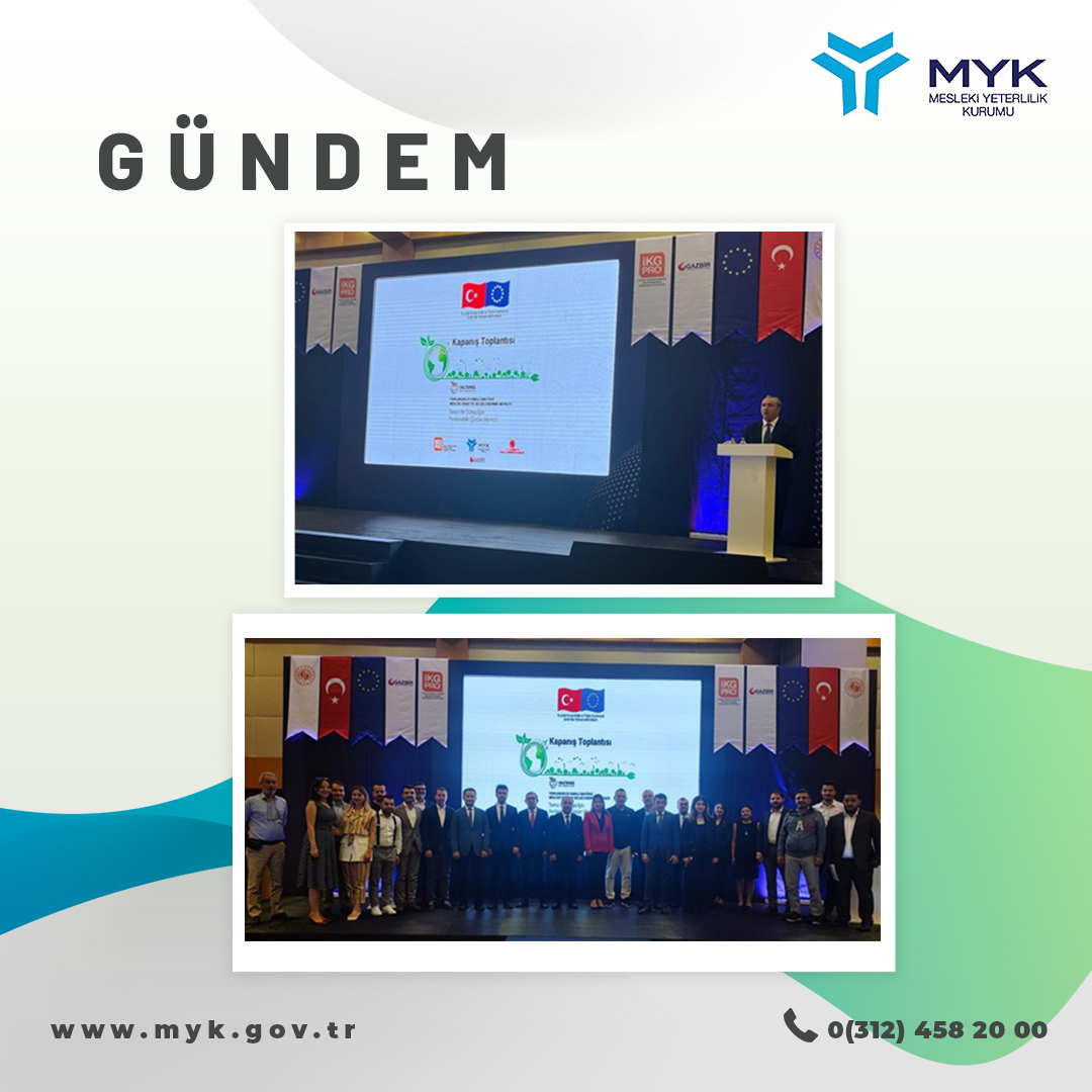 Yenilenebilir Enerji Sektörü Mesleki Sınav ve Belgelendirme Merkezi” Projesinin Kapanış Toplantısı’na Katılım Sağlandı.

myk.gov.tr/index.php/tr/h…

<a href="/csgbakanligi/">T.C. Çalışma ve Sosyal Güvenlik Bakanlığı</a> 
<a href="/AdemC06/">Adem CEYLAN</a>