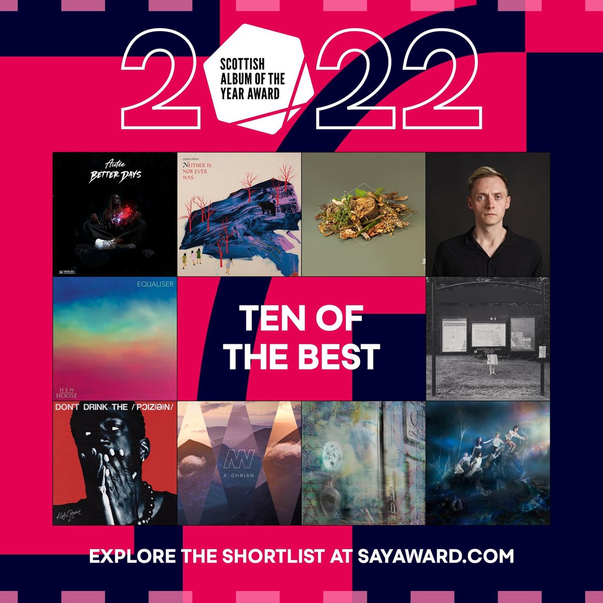 ResonateScot's tweet photo. Tomorrow night we find out which one of these incredible artists takes home @SAYaward 🥇 #SayAward #TenOfTheBest https://t.co/FRZbV1Fnji