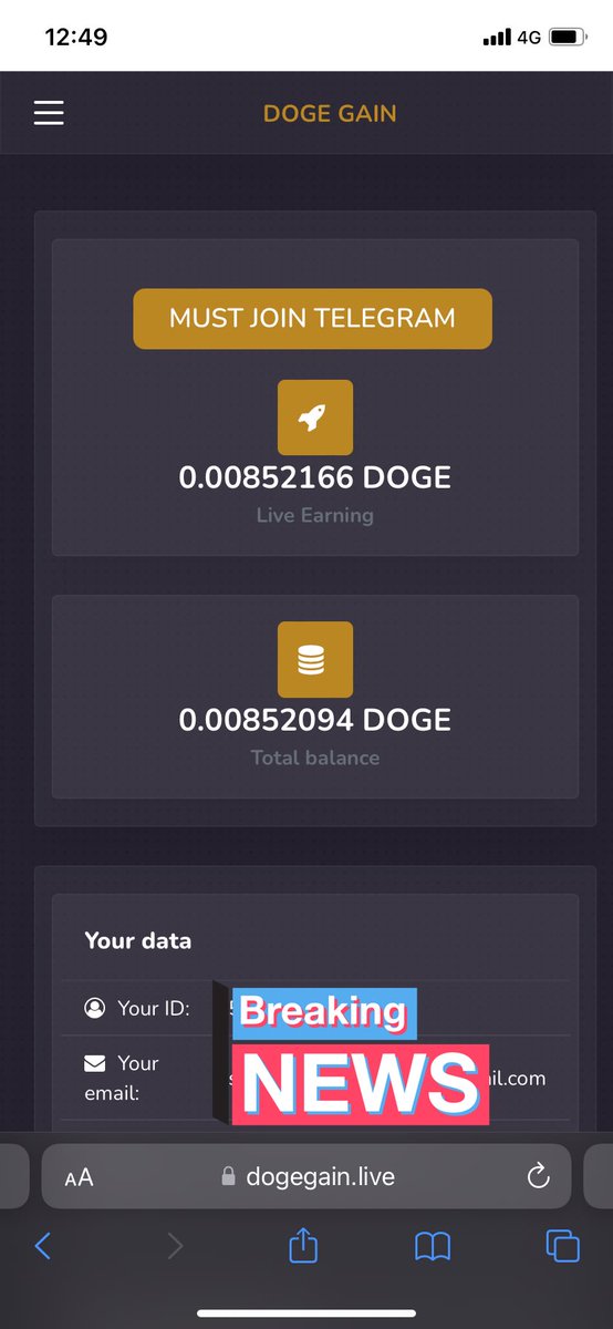 ShashikaHarsh12's tweet photo. ✅I also started with a site where people have good withdrawal. First, doge coin mining and get withdrawal. You can withdraw up to 10000000000 DOGE COIN. The minimum withdrawal is 0.1 Doge coin. Hurry up and get withdrawals♥️✌🏻 

BONUS LINK👇🏻
  💸https://t.co/1Z3JNryhBM https://t.co/cG1mwJNxJN