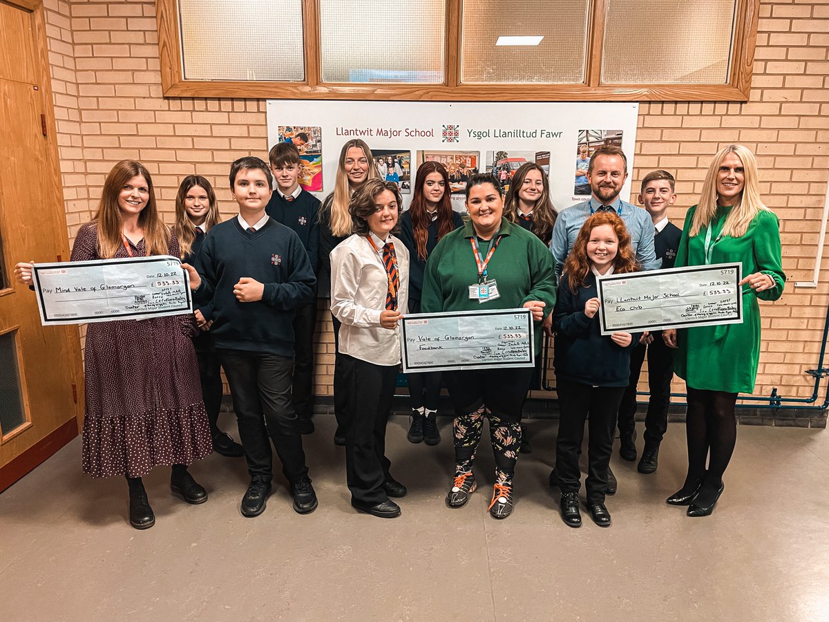 Student Council raise £1600 for <a href="/Mindcharity/">Mind</a>, <a href="/vFoodbank/">Vale Foodbank</a> and school Eco Committee. What an amazing achievement.