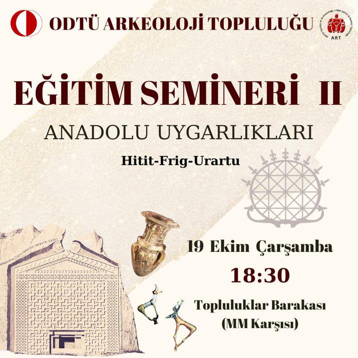 ODTUART's tweet photo. Eğitim seminerleri tam gaz devam ediyor🤩 Bugün 18.30’da her zamanki yerinde! Herkesi bekliyoruz🙌🏻✨
#cometobaraka https://t.co/xjqpY1o2eA