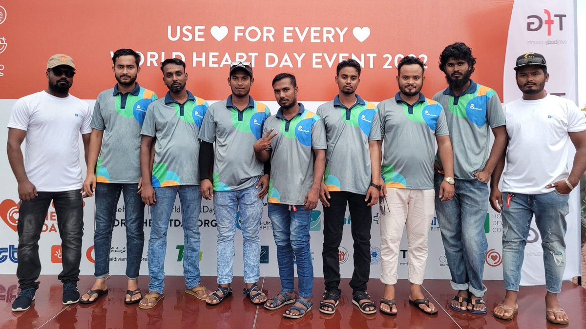 HMH_mv's tweet photo. Highlights from #WorldHeartDay event which was held on 14th Oct at Central Park Hulhumale'. Our heartfelt thanks to all our partners & sponsors for helping in making this a successful event.
#healthylifestyle #screening #useheartforeveryheart #useheart #worldheartday2022 https://t.co/pyNs3e03dh