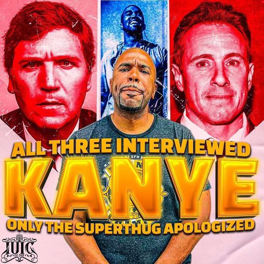 BishopNathanyel's tweet photo. What what what what happened to the #superthug @therealnoreaga @drinkchamps why you s apologized? @chriscuomo @tuckercarlsontonight didn’t. The Jew-ish claw got you!! Smh… #ye #kanyewest https://t.co/7tdkHPDHJA