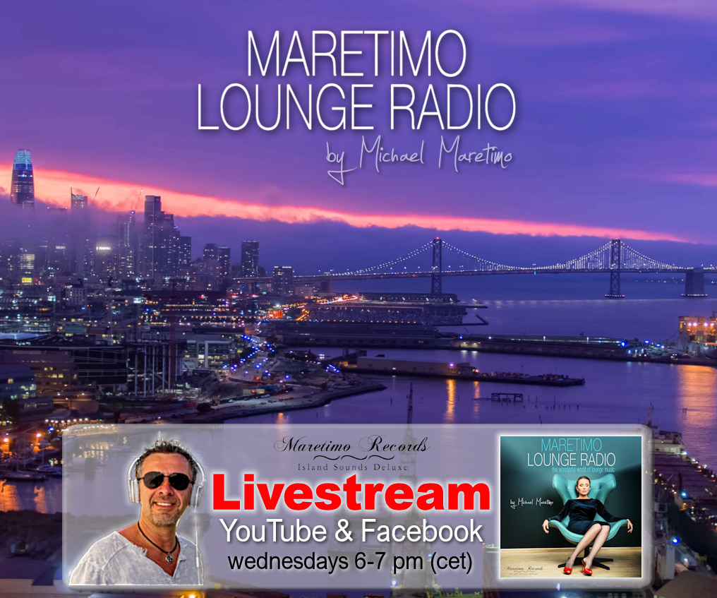 Jeden Mittwoch 😊 Die wunderbare Welt der #Loungemusik - in Bild & Ton 🎵 Die 'Maretimo Lounge #RadioShow' mit Michael Maretimo. #Livestream -▷ facebook.com/DJMaretimo/live -▷ youtube.com/c/DJMaretimo/f… #djmaretimo #loungemusic #chilloutmusic #maretimorecords #maretimoradio