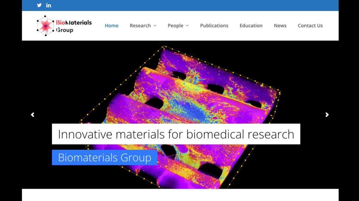 Great news over here!
It's official, our new website has been launched🚀
Welcome to the Biomaterials Group virtual world🌐
#BioGroupWUT
bio.materials.pl
