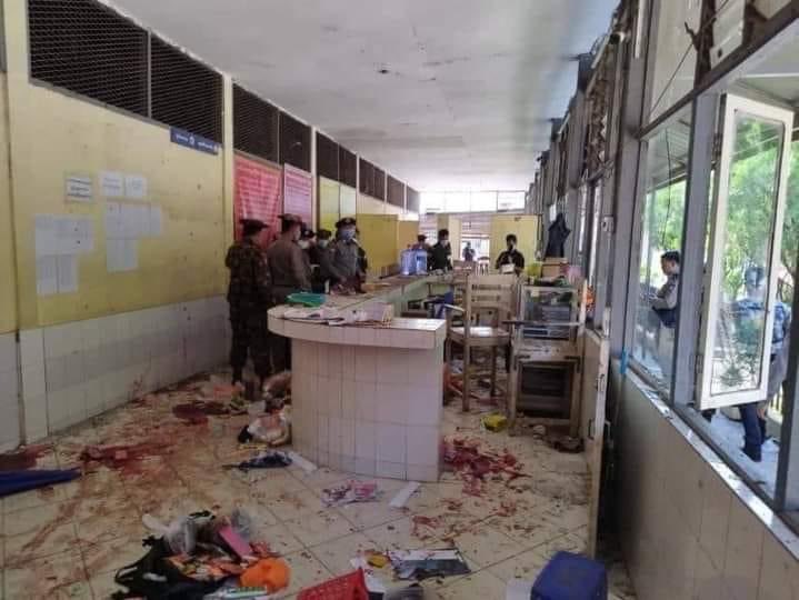 yan_naing_aung's tweet photo. There is a bomb blast inside Insein Prison, Yangon, and lots of injured and a few dead, according to a local report, according to the local reports 
Photo - BurmaJV
#WhatsHappeningInMyanmar https://t.co/fO2OkzehJC