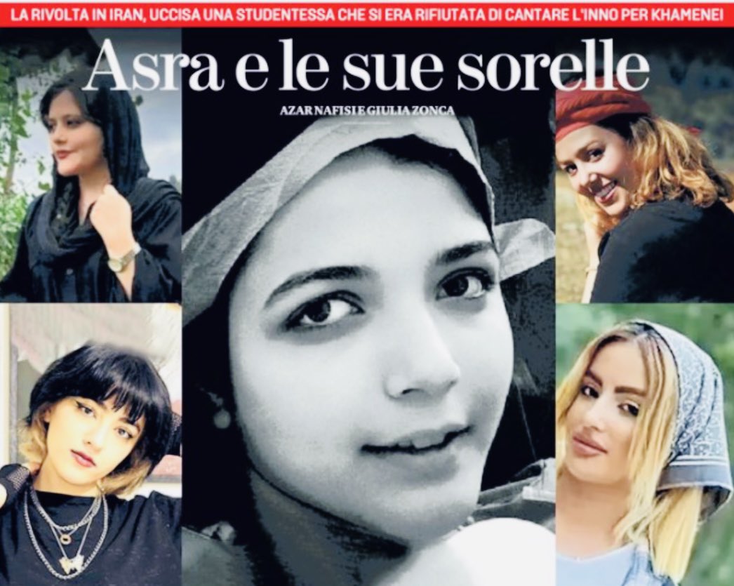 Uccisa di botte perché si è rifiutata di cantare l’inno per Khamenei. Le ragazze ribelli dell’Iran sono nostre sorelle e la loro lotta è la lotta del mondo contro tutte le dittature.#AsraPanahi #FreeIran #stopiranianregime @womenncri @iran_policy @eurodeputatipd @pdnetwork