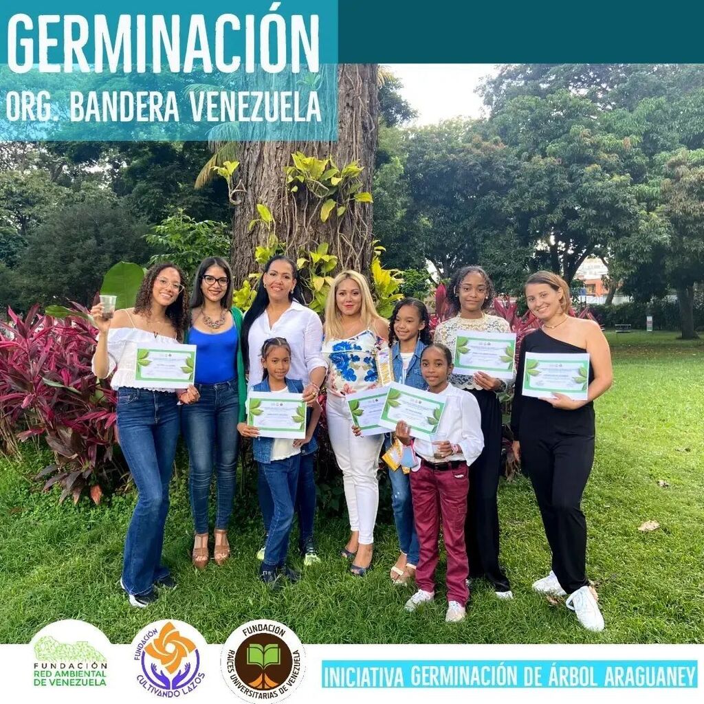 Redambientlvzla's tweet photo. Felicitamos a la organización Bandera Internacional @orgbanderavenezuela por sumarse a la iniciativa de Germinación de Semillas de Árbol Araguaney. 🌱🍂🌞

Desde las Fundaciones @raicesunivenezuela  @fundacioncultivandolazos y @redambientaldevenezuela nos sentimos alegres de qu… https://t.co/d0z0IYWlq2
