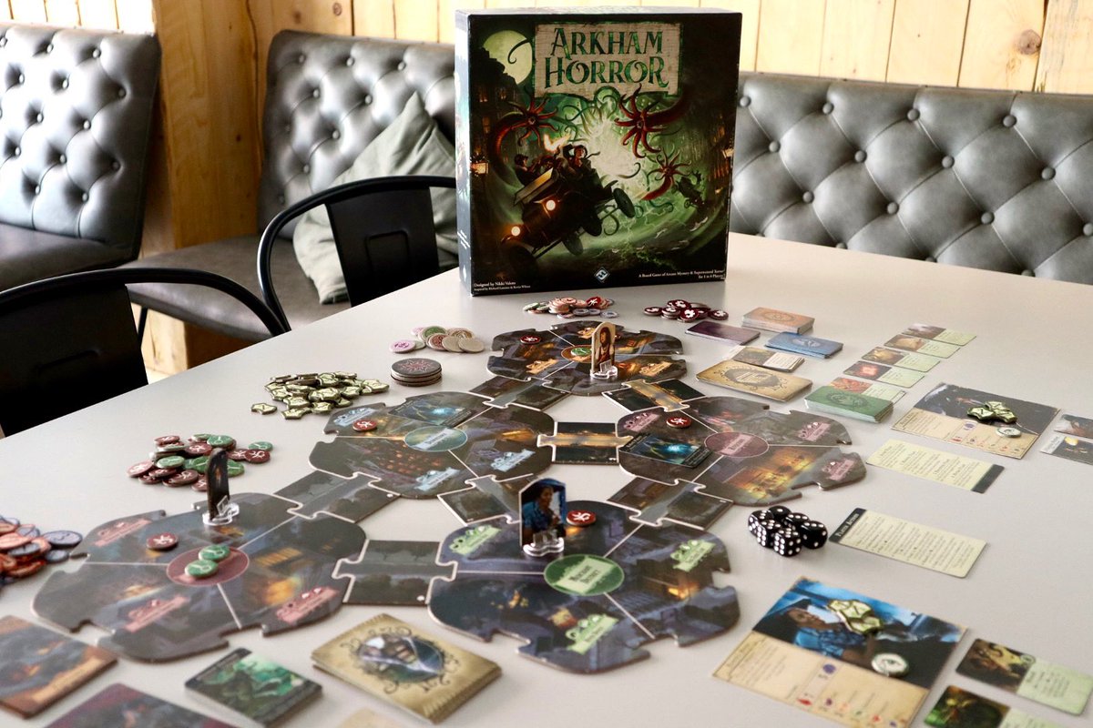 Still got plenty of space for our Arkham Horror event next week. Check out our What’s On page for more details ✨ sliceanddice.cafe/whats-on
