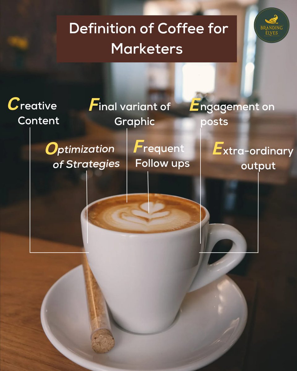 The true definition of coffee for creative agency professionals🔥🤭

Comment if you agree🤣