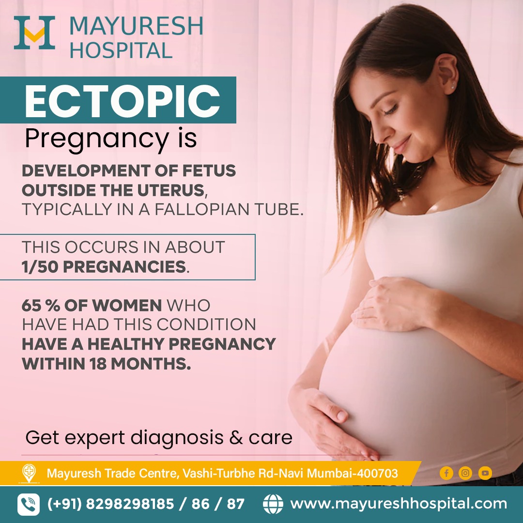 MayureshDigital's tweet photo. Ectopic pregnancy is development of fetus outside the Uterus, typically is a fallopian tube.
For emergency,Gynec &amp; orthopedic treatment consult at Mayuresh Hospital Turbhe Navi Mumbai.
#kneepainrehab #criticalcare #ICU #247service #mayureshhospital #turbhe #vashi #NaviMumbai https://t.co/EwqSwUZFQz