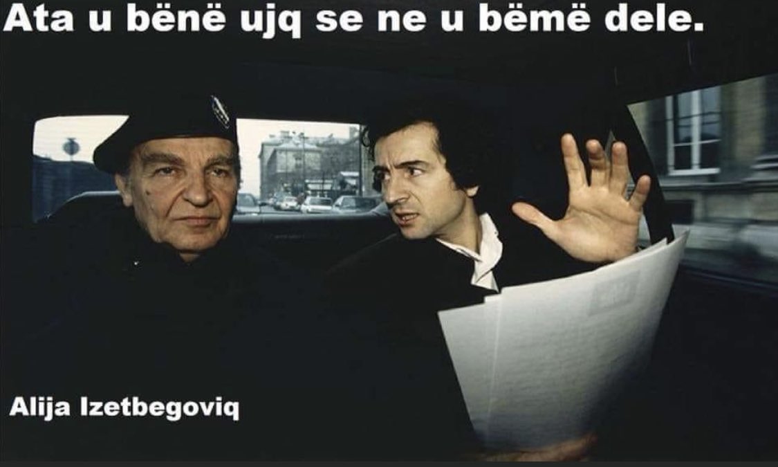 marlindlaci1's tweet photo. 19 vite nga ndarja nga kjo jetë e lideriit më të madh të Ballkanit, Alija Izetbegovič. 🇧🇦🇦🇱 https://t.co/D1gFrEpIbT
