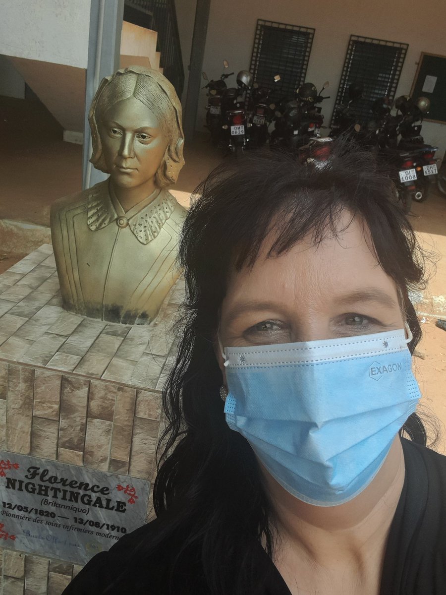 In Togo with the Ireland Africa Alliance for NCDs. Teaching at the nursing school and guess who I met..