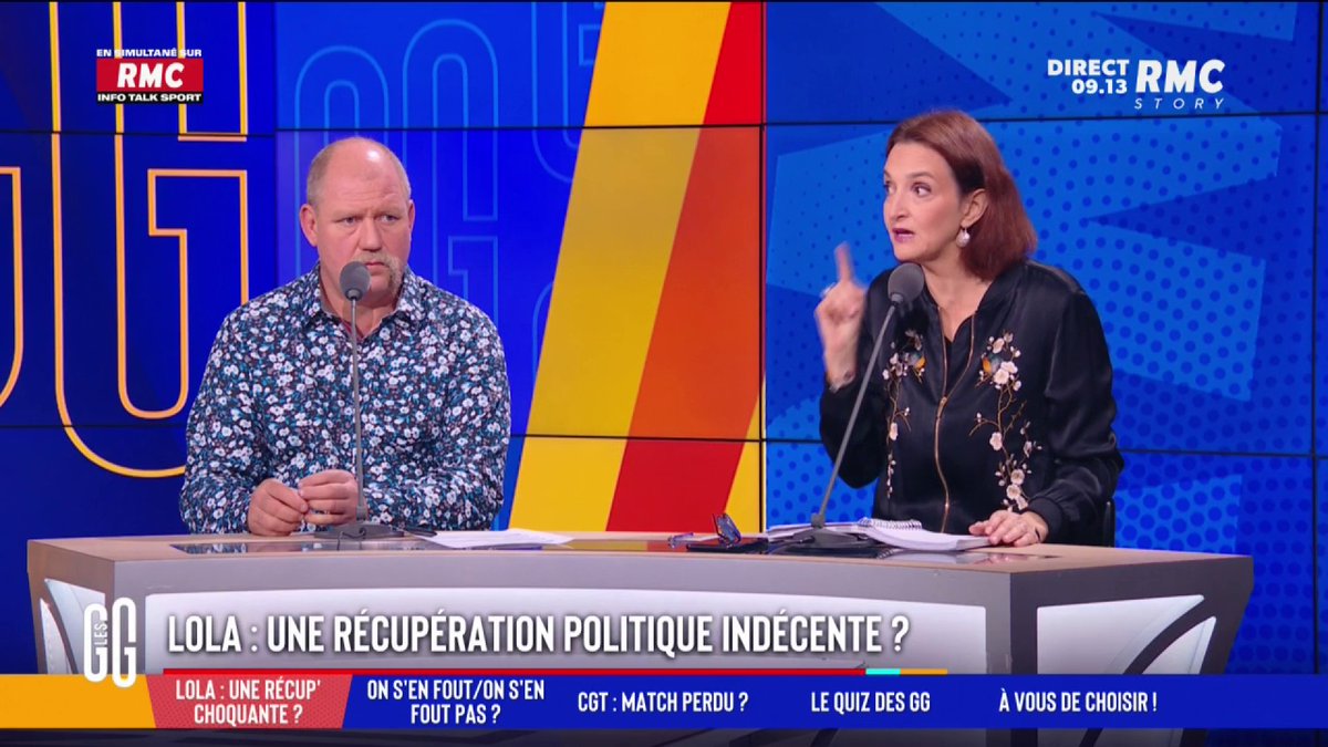 Les Grandes Gueules on Twitter "🇫🇷Lola Une récupération politique ? 💥Barbara Lefebvre "Il