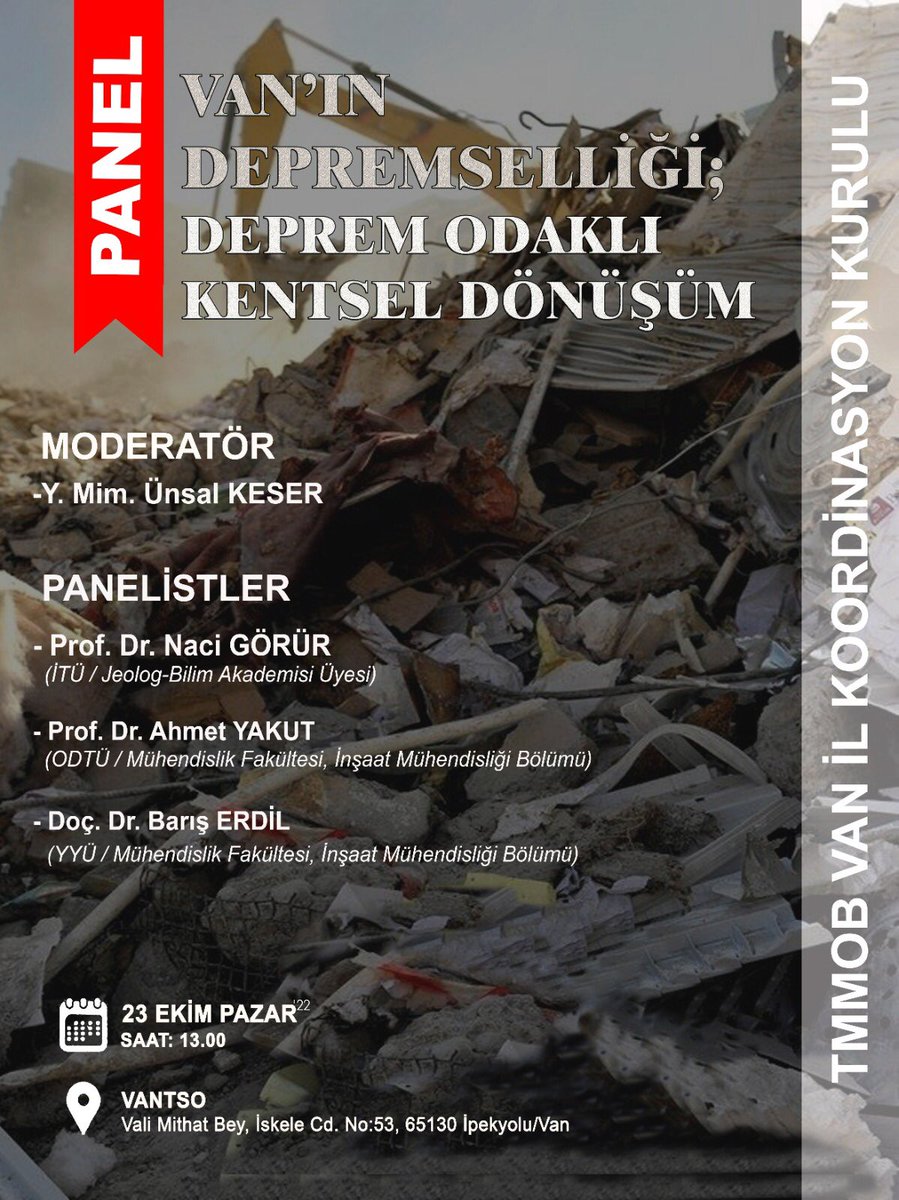 Deprem gerçekliğini ihmal ettiğimiz her an can ve mal kayıpları yaşanabilir…
#deprem #van #mühendislik