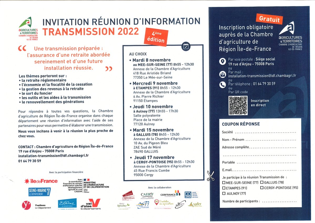 n'hésitez pas à venir  !!! et merci de diffuser auprès des personnes qui peuvent être concernées !!