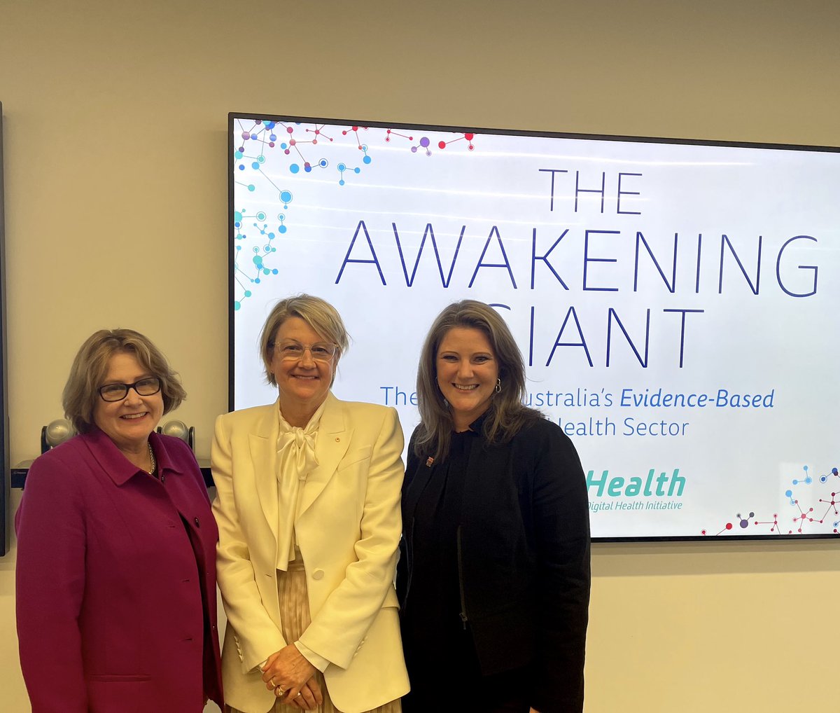 Sue MacLeman (@suemacleman) on Twitter photo Fantastic to attend launch of <a href="/ANDHealthAU/">ANDHealth</a> The Awakening Giant report on the rise of the Australian Evidence based Digital Health sector with <a href="/Bron_LeGrice/">Bronwyn Le Grice</a> <a href="/MTPConnect_AUS/">MTPConnect</a> <a href="/telstrahealth/">Telstra Health</a> #ElizabethKoff Fantastic to attend launch of <a href="/ANDHealthAU/">ANDHealth</a> The Awakening Giant report on the rise of the Australian Evidence based Digital Health sector with <a href="/Bron_LeGrice/">Bronwyn Le Grice</a> <a href="/MTPConnect_AUS/">MTPConnect</a> <a href="/telstrahealth/">Telstra Health</a> #ElizabethKoff