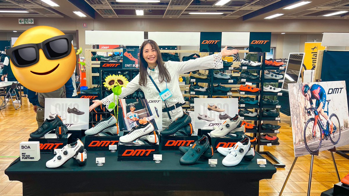 macaroncoloram's tweet image. ミズタニ自転車さんの展示会にお邪魔してきましたー！新作商品いっぱいで物欲が止まらなくなりそう(ﾉｼ &apos;ω&apos;)ﾉｼ
@MizutaniBicycle 

使ってるDMTシューズのブースもあったよ👟軽くて柔らかくて、外反母趾でも痛くならないからお気に入り🥰

#DMTcycling
#360度楽しい