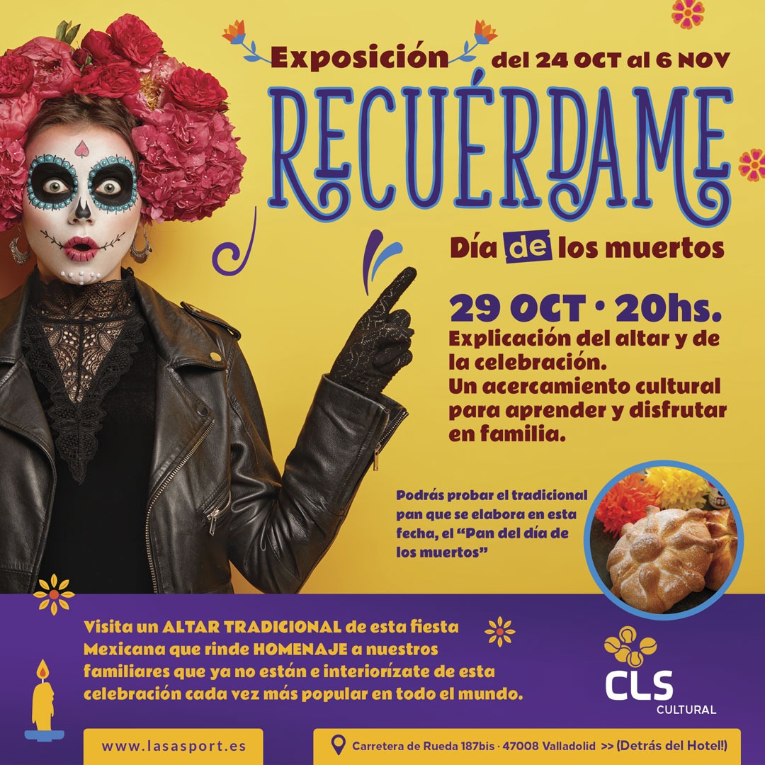 ClubLASASPORT's tweet photo. Eventazo!! Recuérdame!! El próximo 29 de octubre volvemos a celebrar el día de los muertos 🎃🎃
Juegos, talleres para los peques 🤹‍♀️🤹‍♂️, papel fanatic para los mayores🎾🎾 piñata 🎈y concurso de disfraces!! Inscripciones en: 
https://t.co/xeHqaXge8F https://t.co/LKadtrtRyh