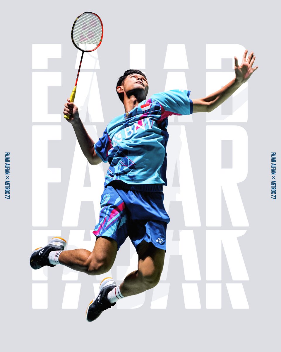 yonex_jp's tweet photo. 僕の勝利は、僕だけでなく、
母国の誇りでもある。
インドネシアにおいて、
バドミントン��国民的スポーツだ。
ずっと戦い続けてきた。
両親や応援してくれる人のために。
誇り高きインドネシアのために。
そして僕は今、新たなパワーを手に入れた。
THIS POWER IS OURS.
FAJAR ALFIAN
#ASTROX77 https://t.co/HNcjeDPzPR
