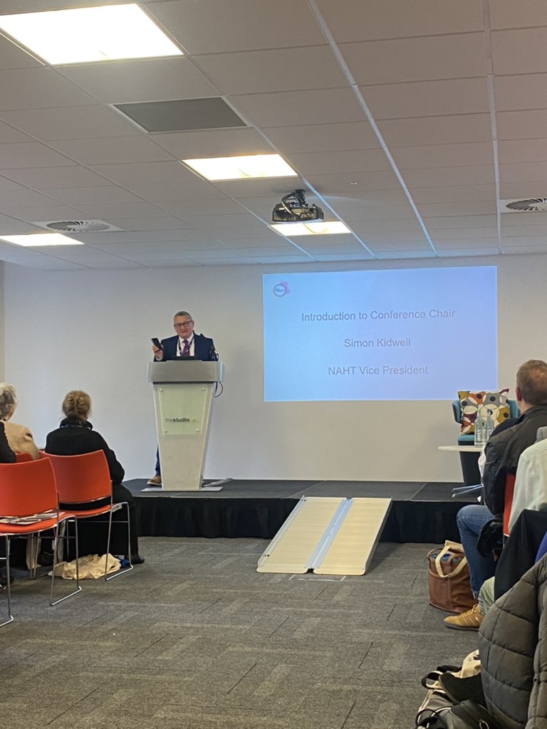 NAHTnews's tweet image. A warm welcome from Simon Kidwell, NAHT Vice President, and Marijke Miles, Chair of NAHT’s SEND Sector Council, at our SEND Conference in Manchester. 

#SENDConference